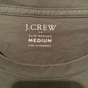 J Crew men’s slim washed pocket tee. Size medium